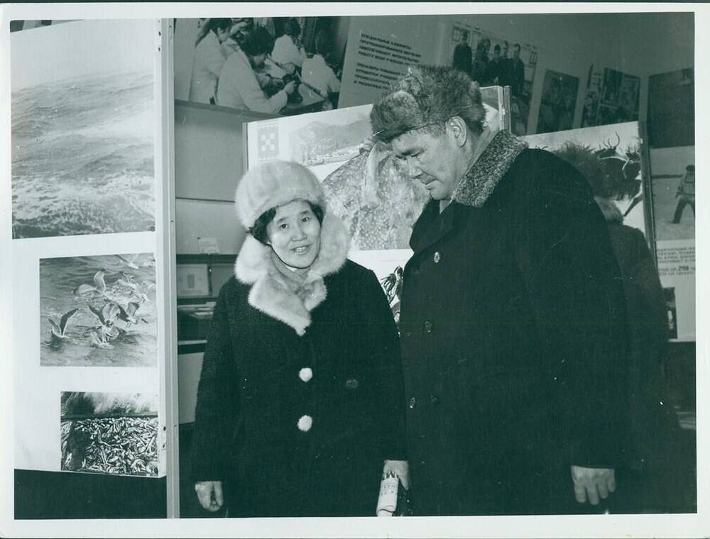 Фотография черно-белая № 26 из комплекта «Выставка Корякского национального округа на ВДНХ в г. Москва»