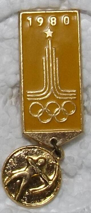 Значок Олимпийская символика.
