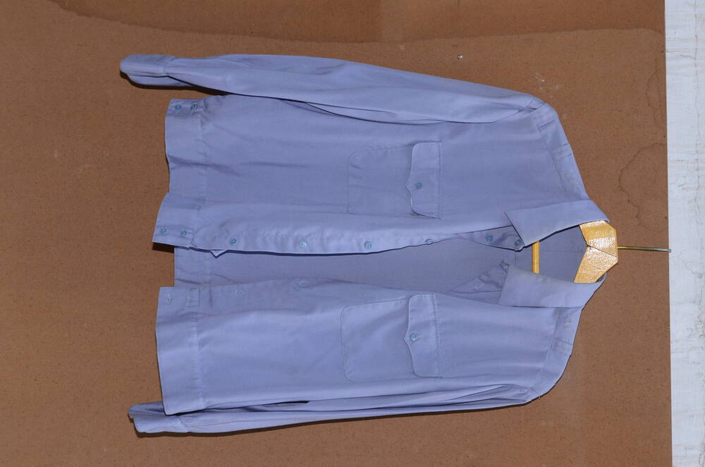 Рубашка  (серого цвета), деталь формы оперуполномоченного. 1975г.