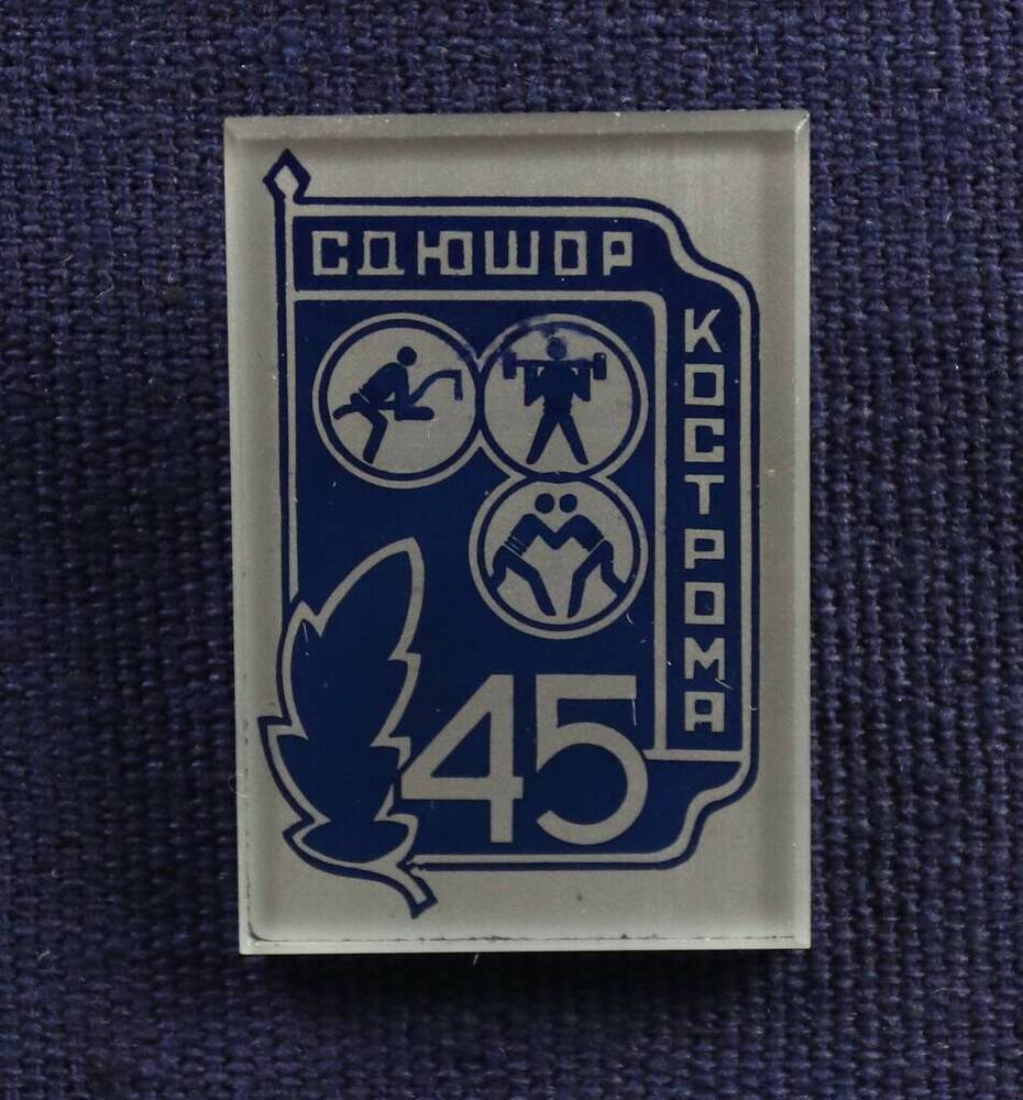Значок 45 лет Костромской специализированной детско - юношеской школе олимпийского резерва