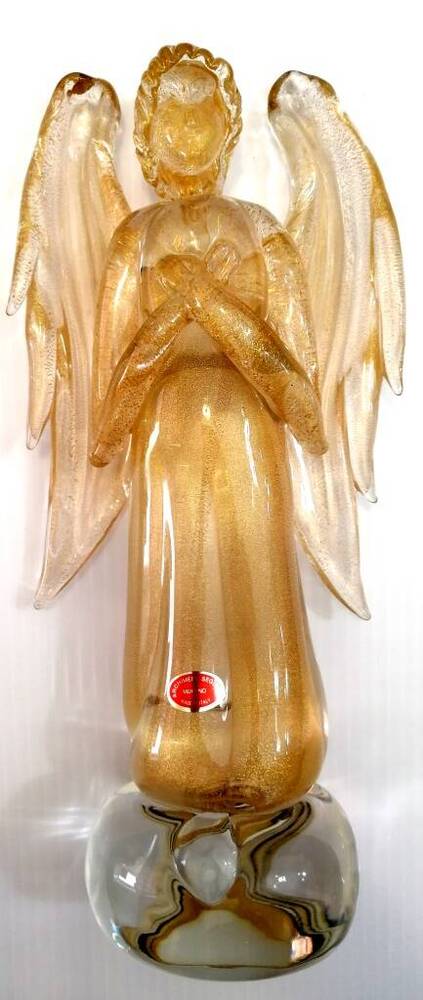 Статуэтка Международного благотворительного фестиваля «Лучезарный Ангел». Венеция, муранское стекло. 2010-е г.
