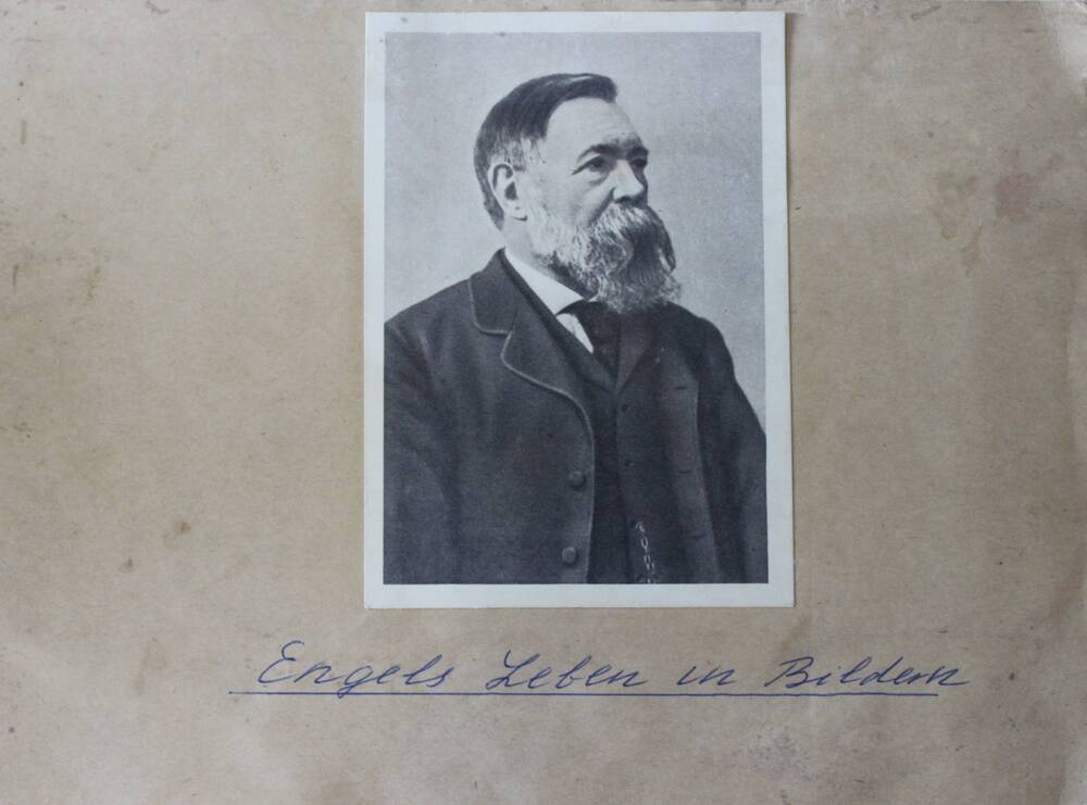 Альбом самодельный Engels Leben in Bilden (Жизнь Энгельса в картинках)