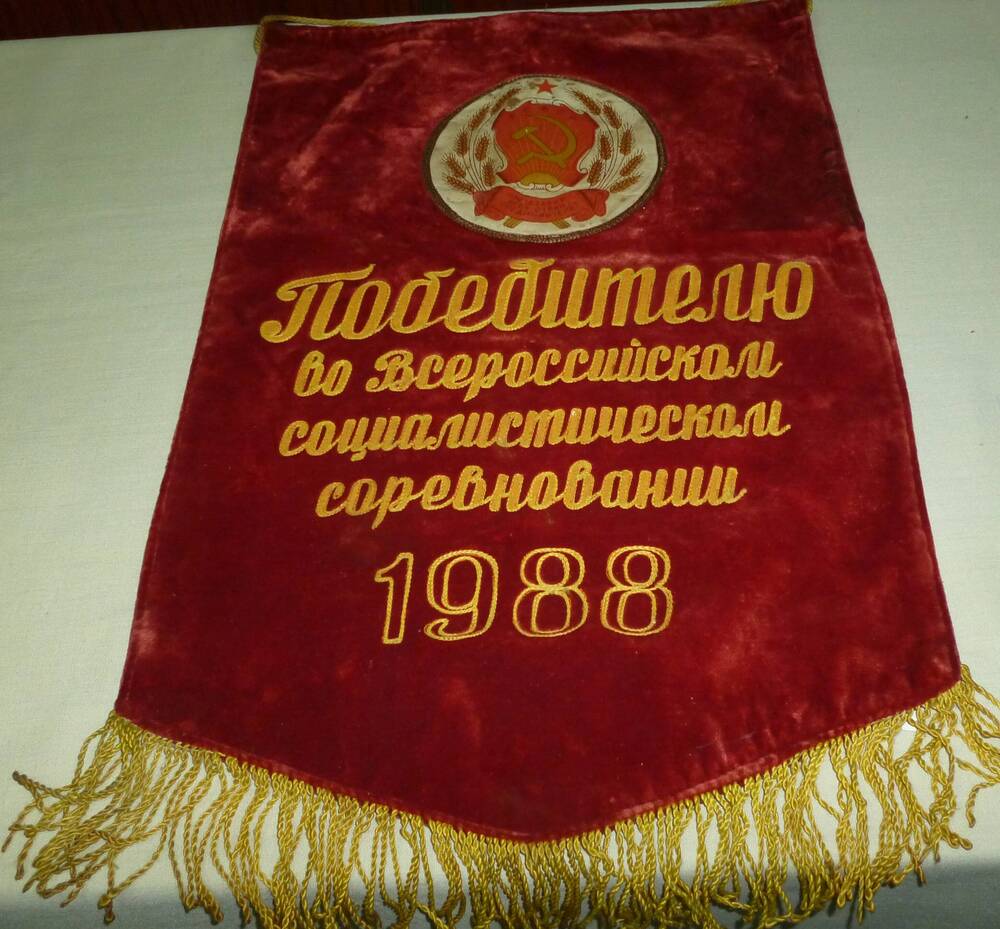 Вымпел Победителю во Всероссийском социалистическом соревновании 1988