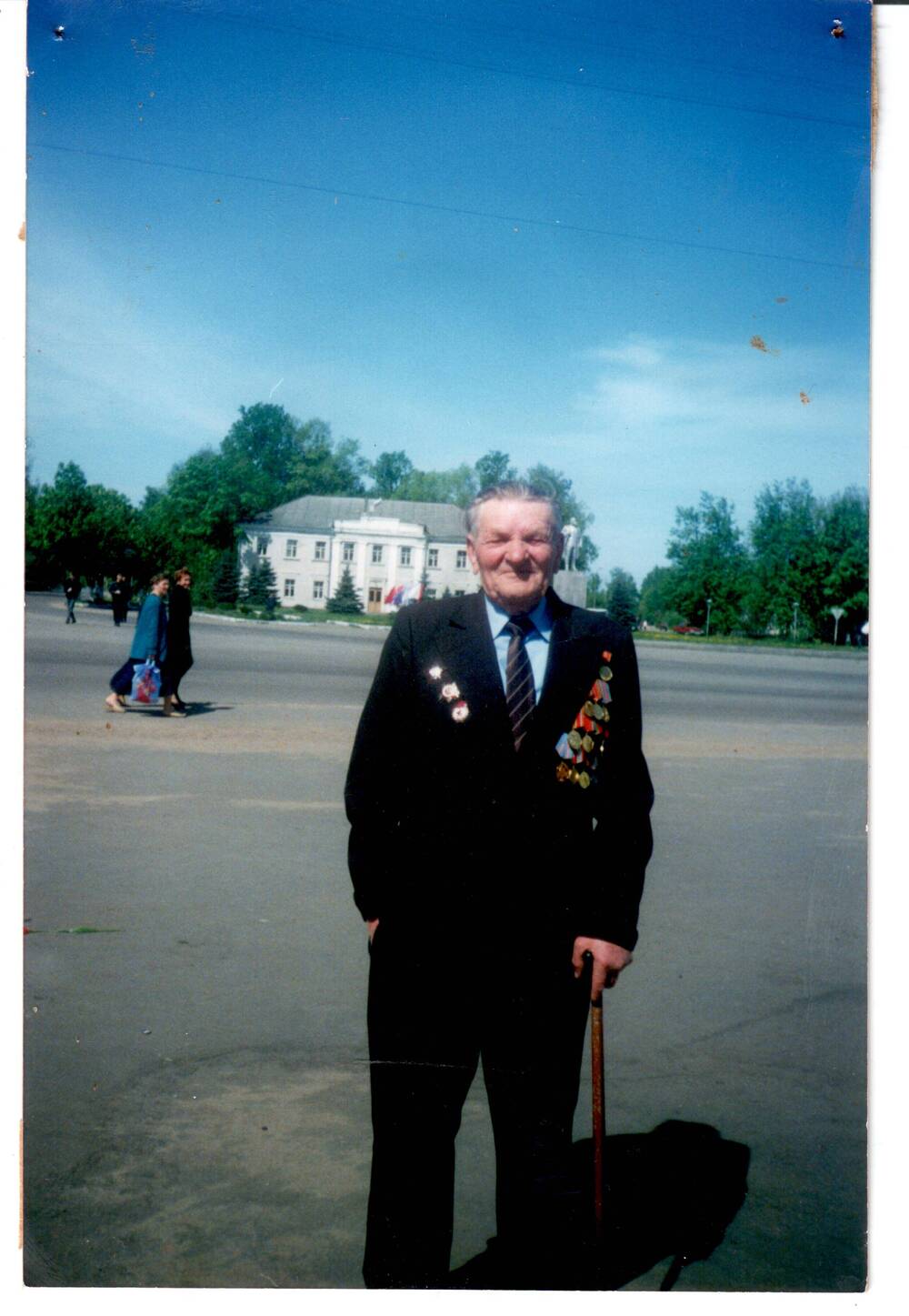 Фотография Хвастова С.М., ветерана Великой Отечественной войны, 2001г.