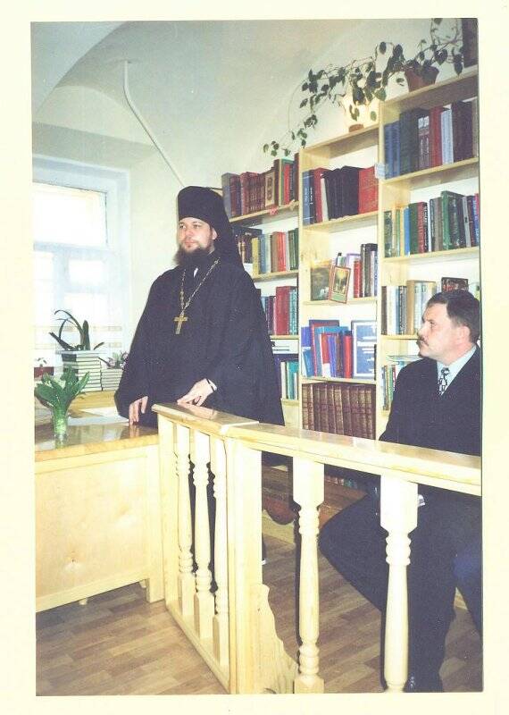 Фотография. «Вознесенский мужской монастырь. Открытие первой православной библиотеки в Сызрани»