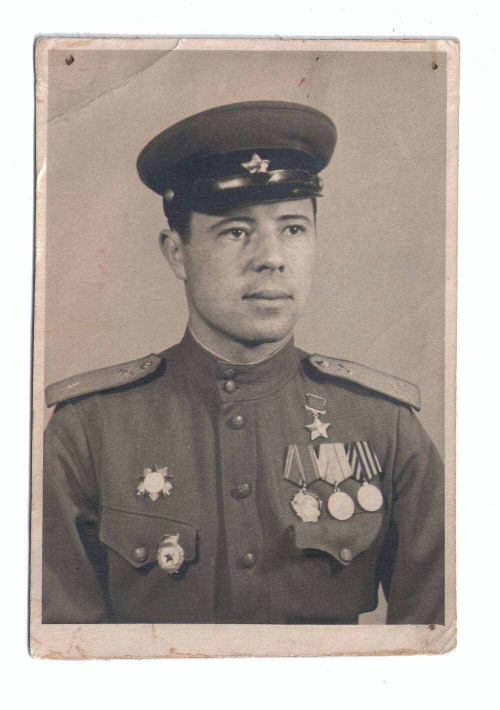 Фотография.
Сорокин Борис Григорьевич, участник Великой 
Отечественной войны, герой Советского Союза
