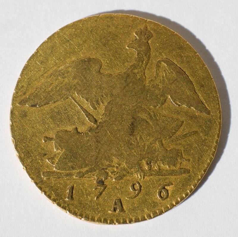 Монета. Германия. Пруссия, королевство. Фридрих Вильгельм II (1786-1797), фридрихсдор