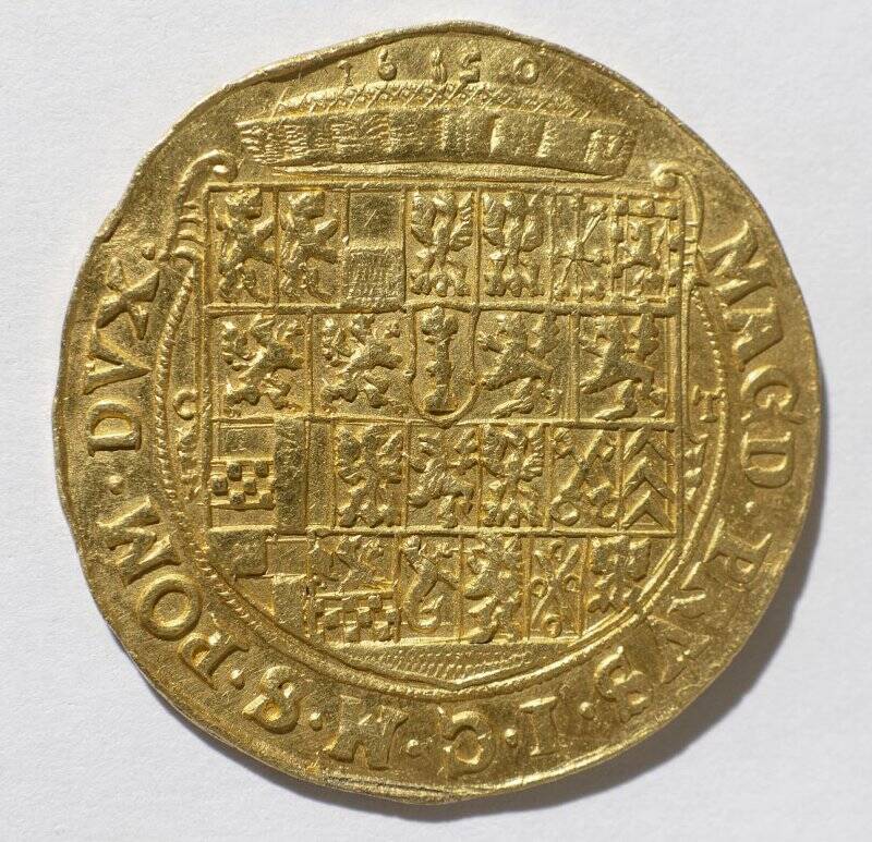 Монета. Германия. Бранденбург-Пруссия. Фридрих Вильгельм I (1640-1688). 5 дукатов