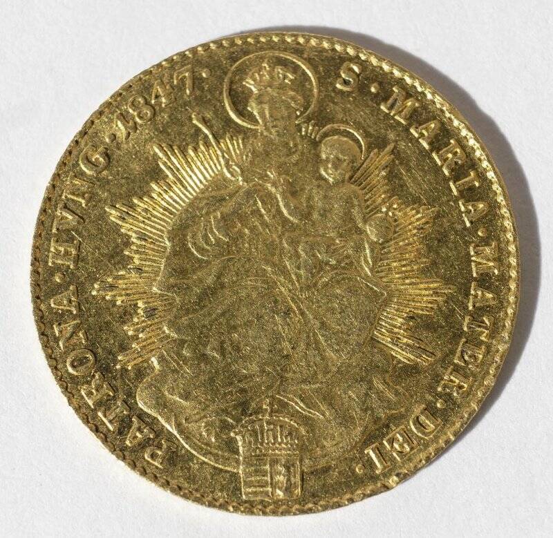Монета. Венгрия. Фердинанд I (1835-1848), дукат