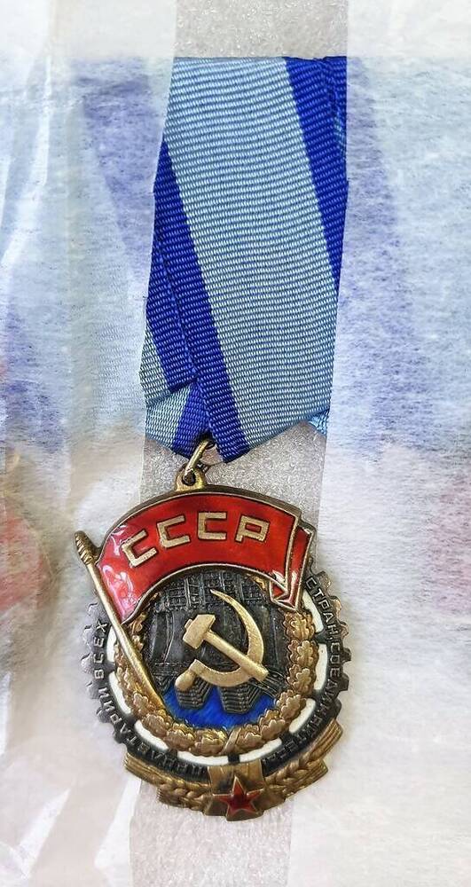 Орден Трудового Красного Знамени N 21489 Чмутова Н.И.