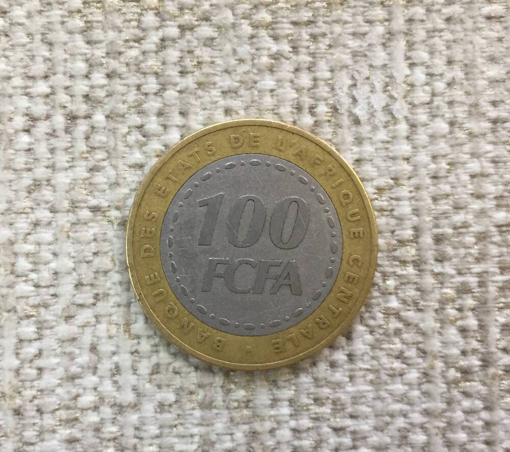 Монета 100 франков