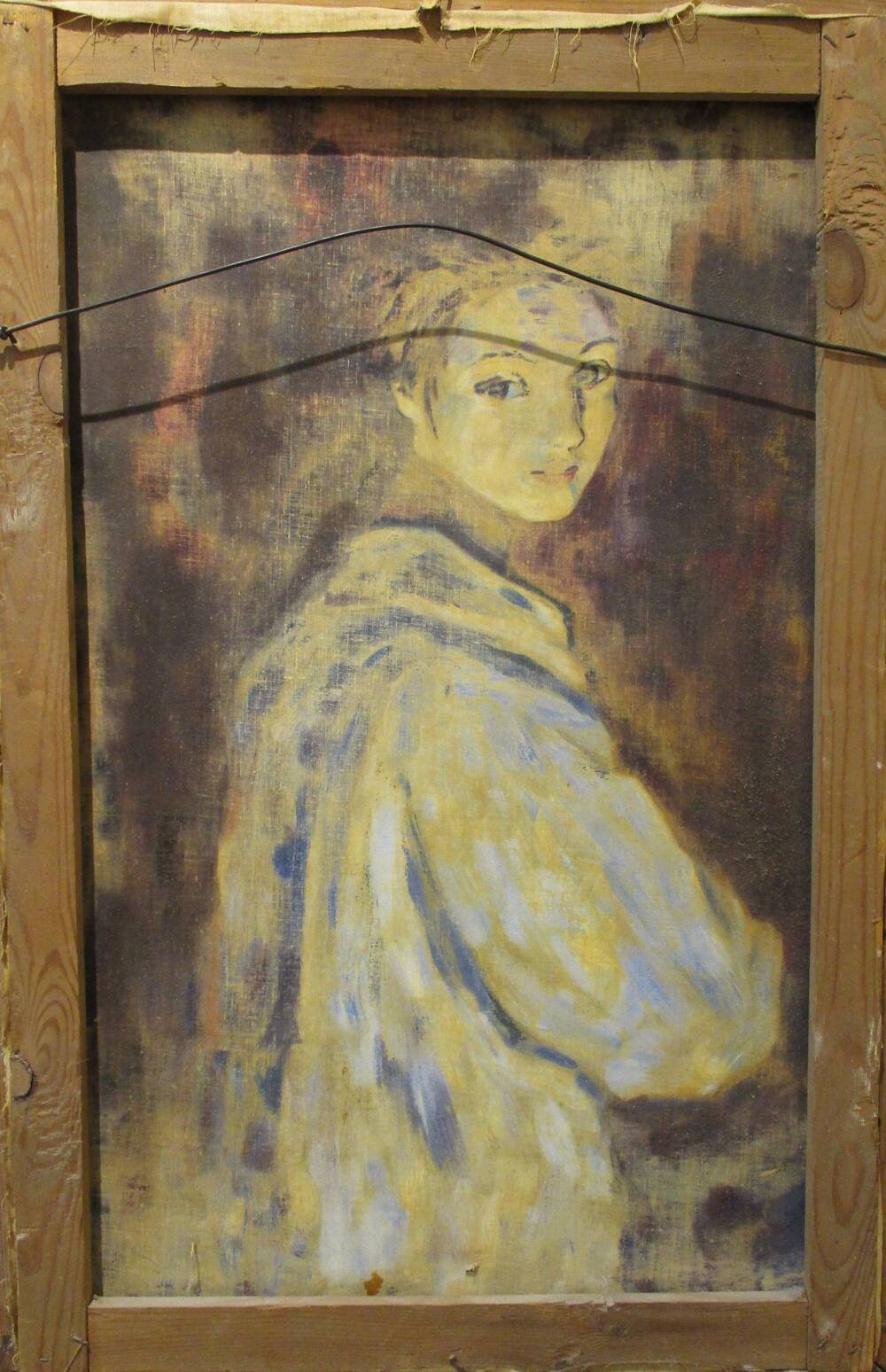 Картина Б.А. Зуева «Портрет молодой художницы»