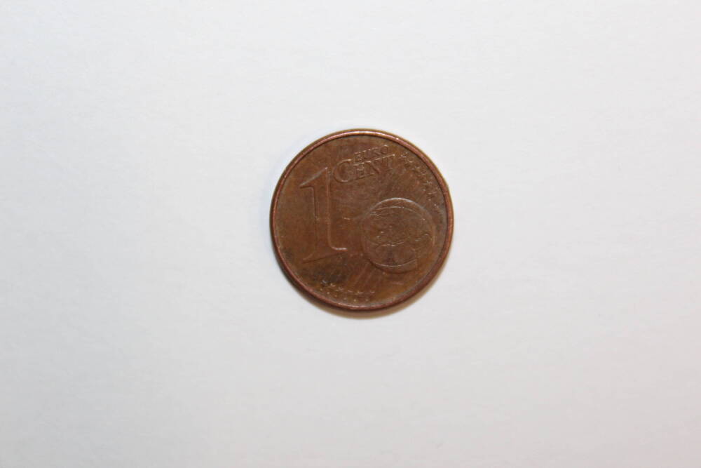 Монета Евросоюза номиналом 1 евроцент