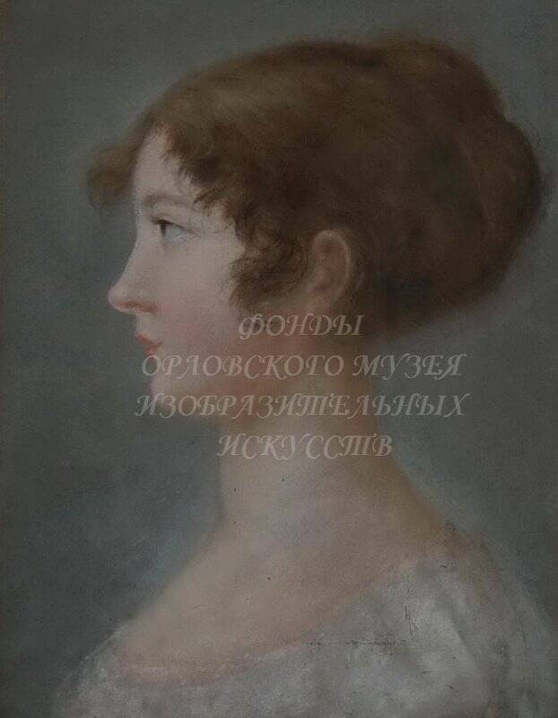 Портрет княжны Александры Алексеевны Куракиной (1788 (9?) -1819), в первом браке - Салтыковой, во втором - Чичериной