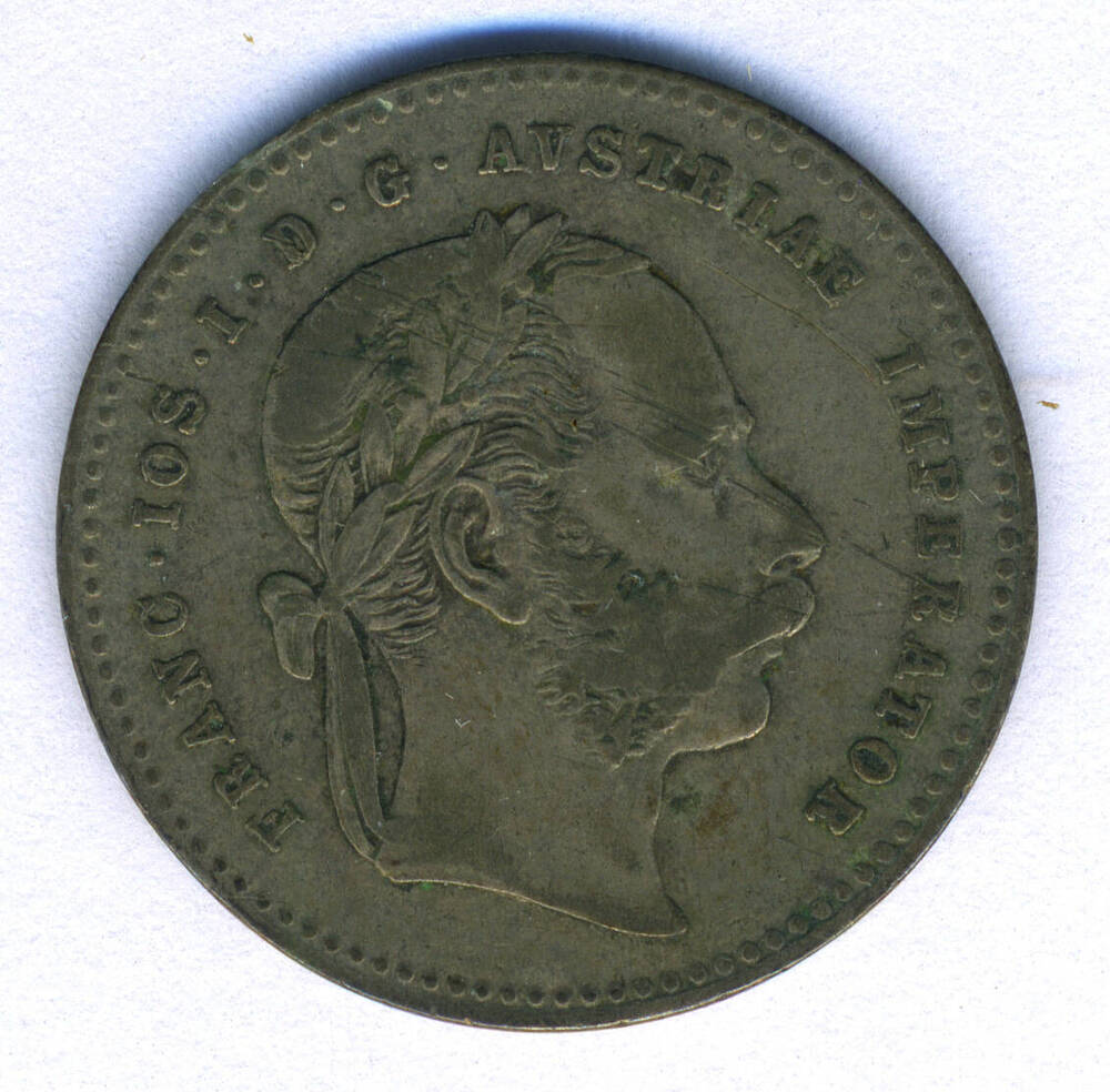 Монета 20 крейцеров 1868 г.