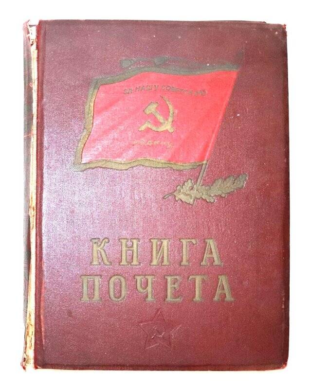 Книга Почёта СКР Бодрый, стандарт.