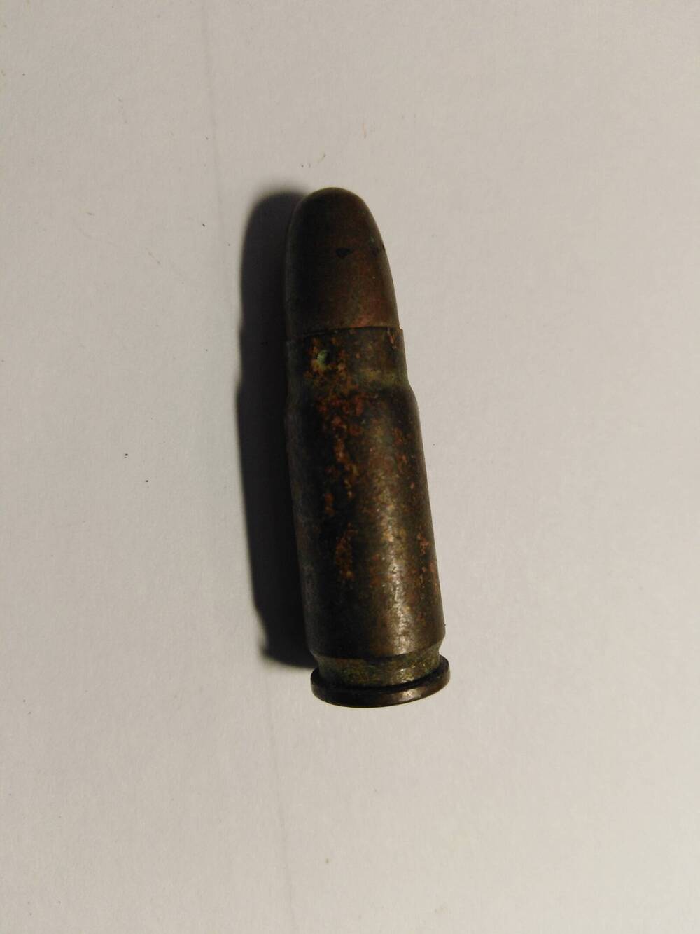 Патрон калибра 7,62 мм (патрон пистолетный) из набора патронов.