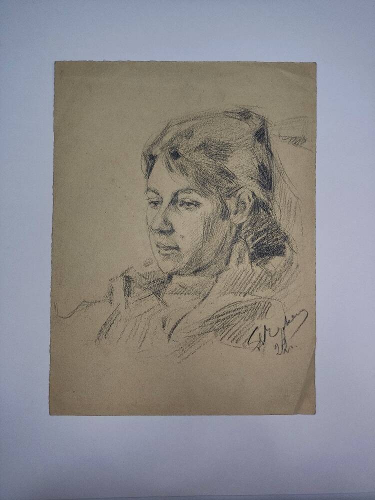Портрет С.М. Круковской - жены художника.