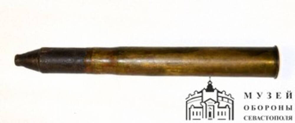 Снаряд 45-мм противотанковый с маркировкой ОМЗ.