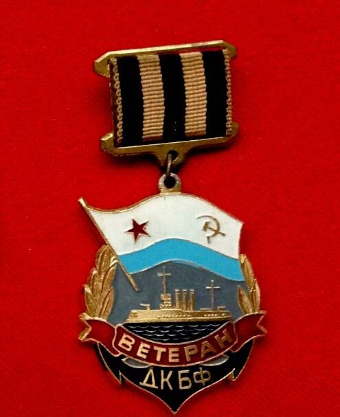 Знак Ветеран ДКБФ Степанова В.К.