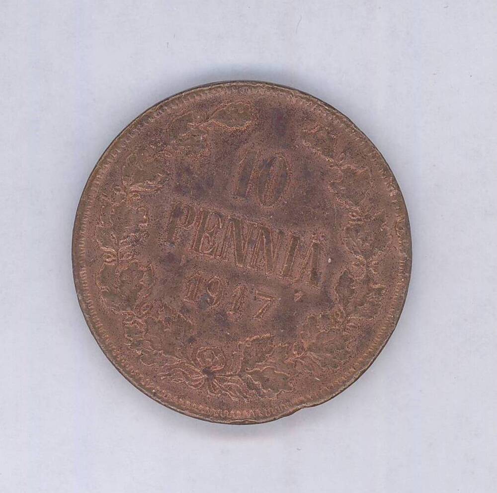 Монета финская 10 Penniä