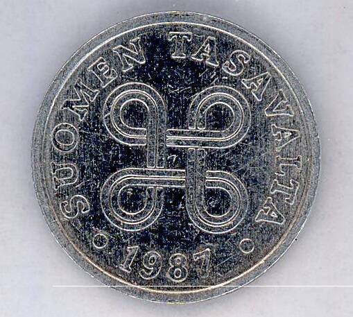 Монета финская 5 Penniä