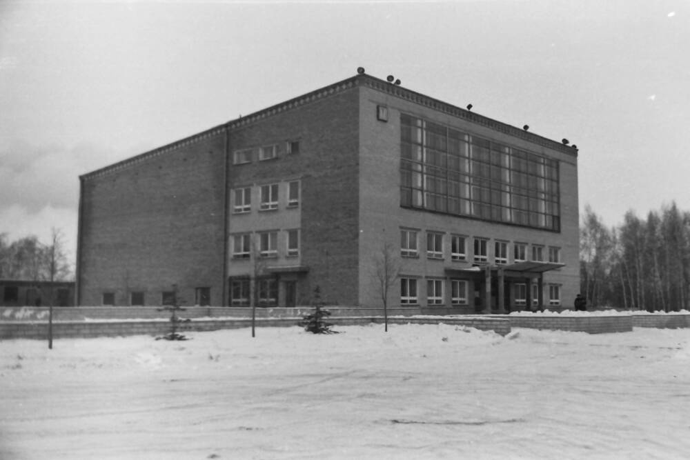 Негатив. Плавательный бассейн «Энергетик» в поселке ГРЭС. г. Троицк.