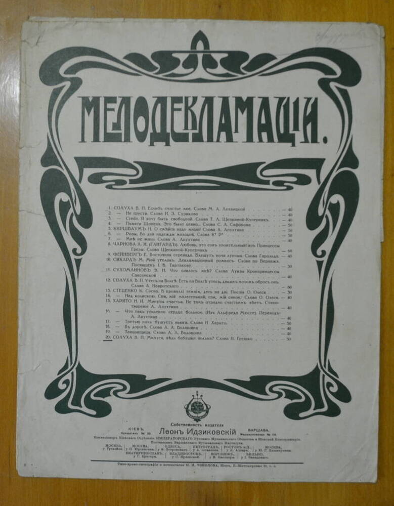 Ноты. Мелодекламация – полонез «Мамуся, ведь бабушка полька?»