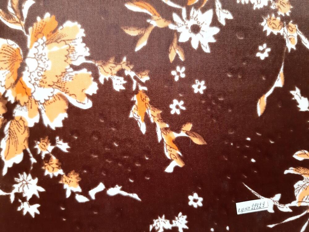 Образец ткани Киржачского шелкового комбината Плательная из альбома №316
