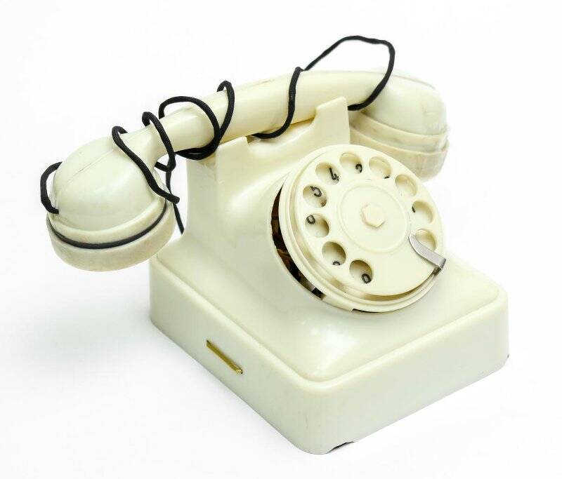 Игрушка  «Телефон детский»  белого цвета,аппарат № 2.