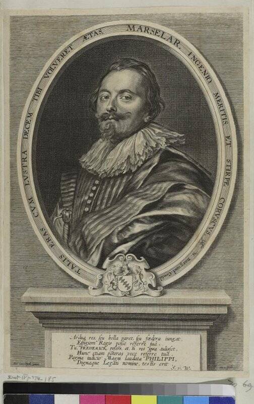 Фредерик де Марселар (Марселер) (1584–1670), мэр Брюсселя, гравюра