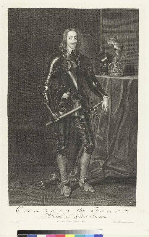 Карл I Стюарт (1600—1649), гравюра