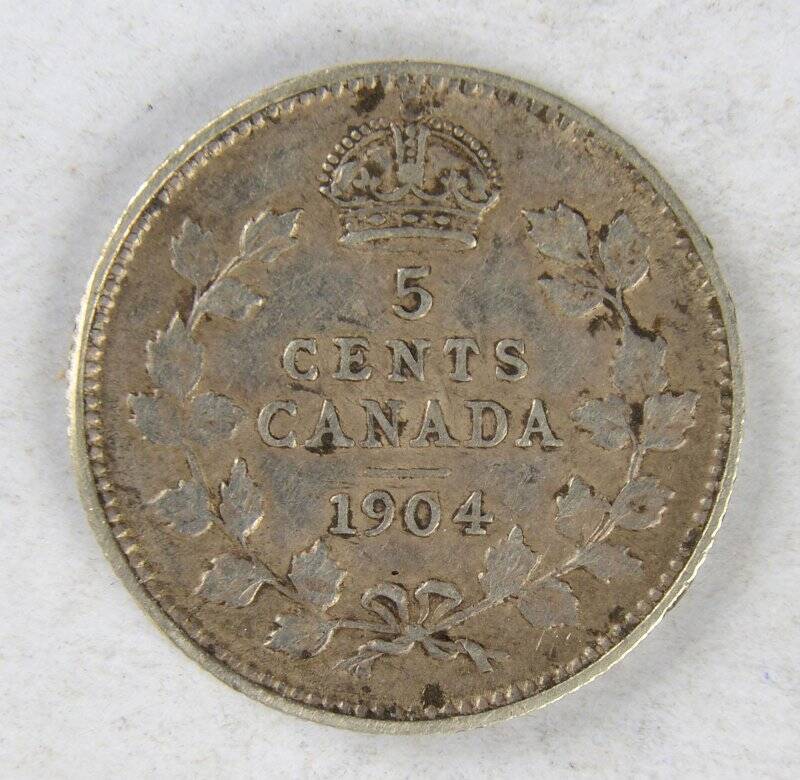 Монета. 5 центов (5 cents)