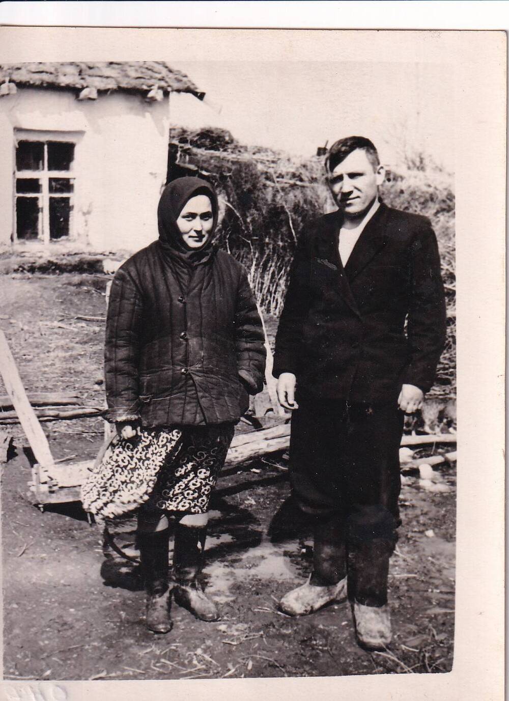 На снимке Стригуль Иван Григорьевич и его жена Меланья Антоновна