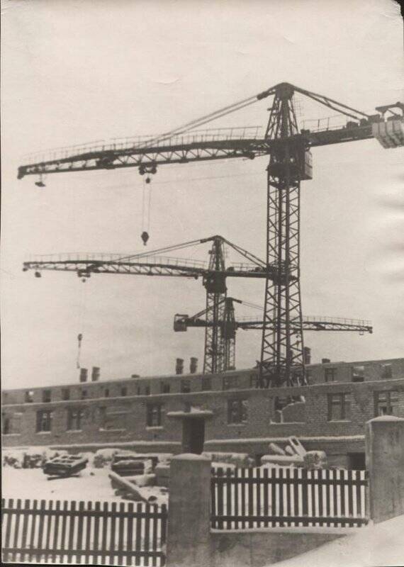 Фотография. Соликамск строится. Район больничного посёлка. 1963 г.