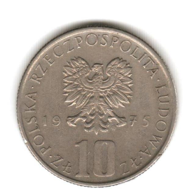 Монета.10 злотых