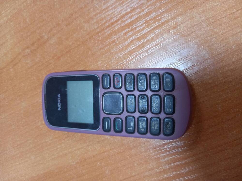 Мобильный телефон Nokia 105 (4 th Edition ) в розовом футляре