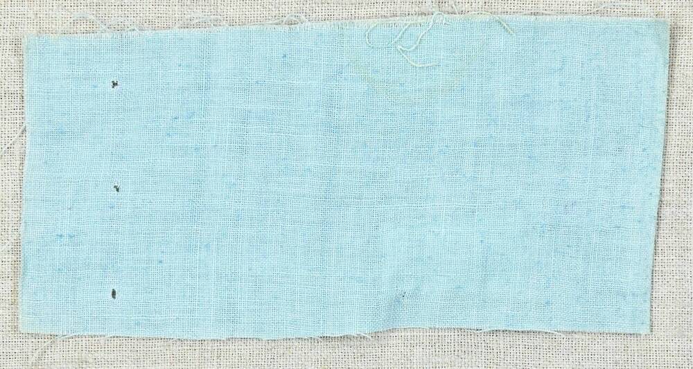 Образец ткани из  Альбома образцов рубашечной, платьевой льняной и полульняной ткани.