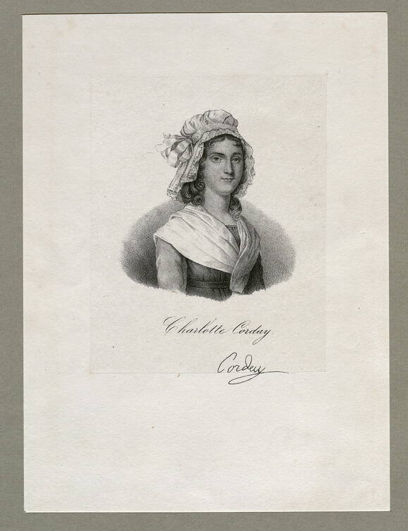 Корде Шарлотта (1768-1793); французская революционерка, убийца Ж.-П. Марата