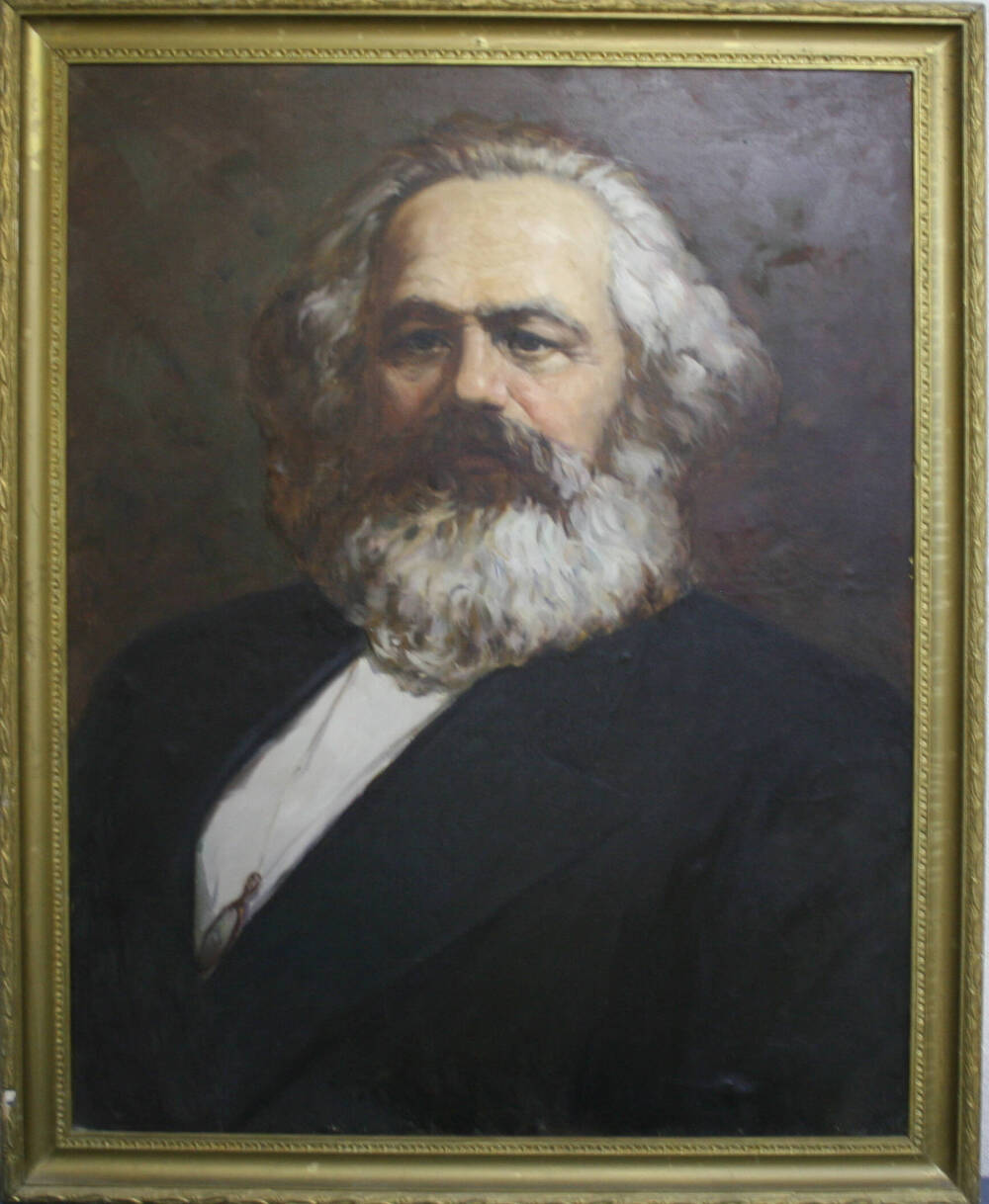 Портрет К. Маркса.