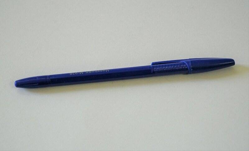 Ручка шариковая «MaestroSK M-938». Из несессера армейского участника СВО Н.Д. Носырева (2001-2022), кавалера ордена Мужества, уроженца г. Можги.