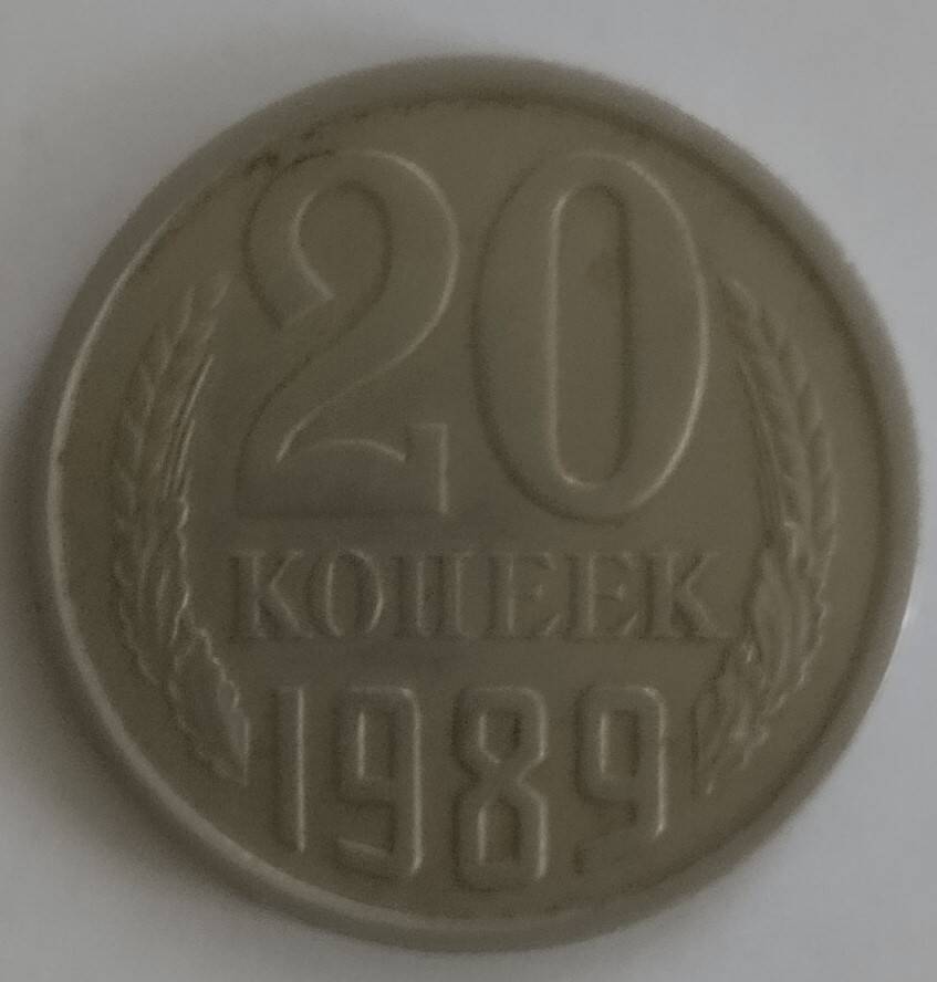 Монета
20 копеек 1989 года