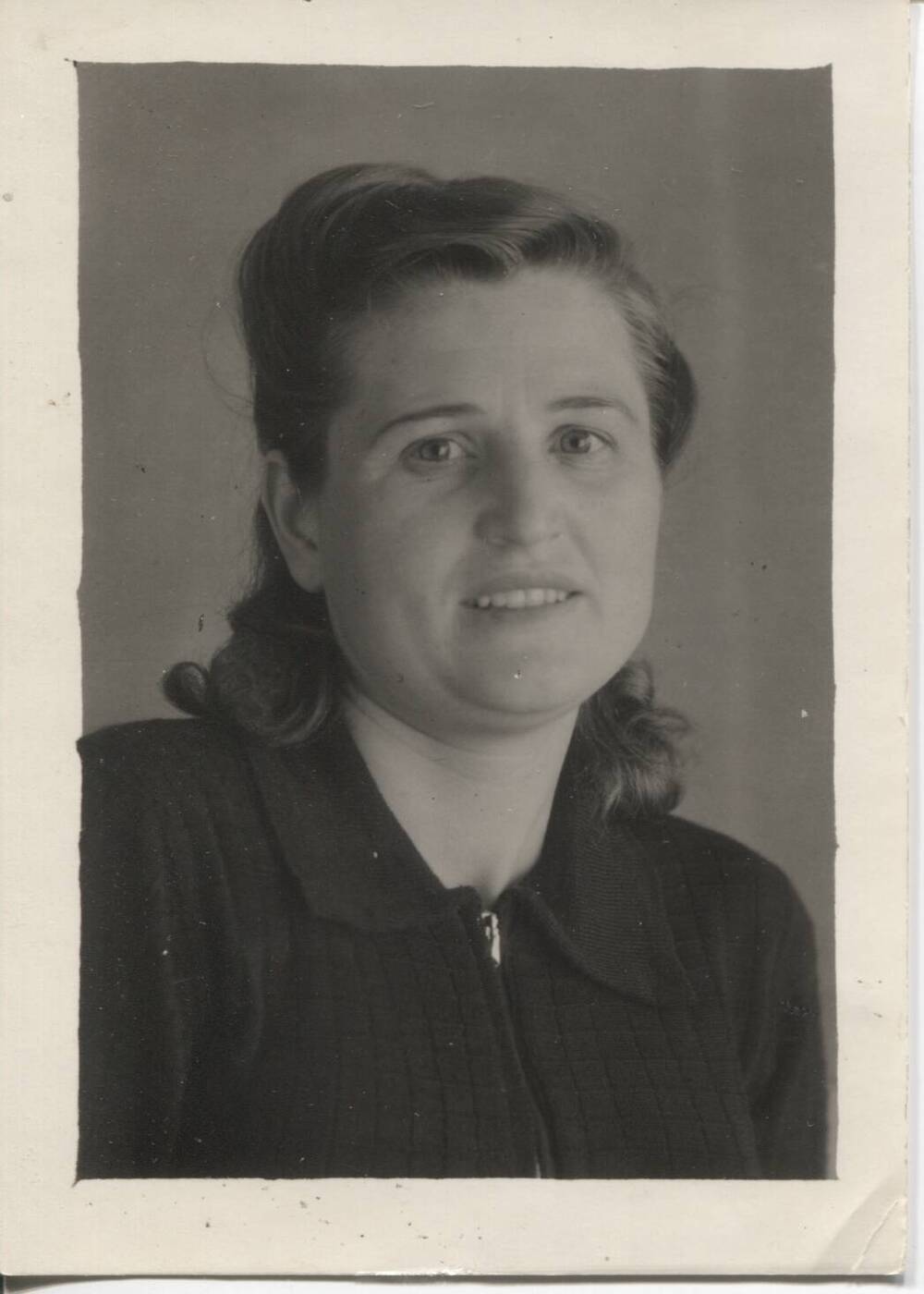Фотография Штро Фрида Исааковна, погрудный портрет. Трудармеец, 6 апреля 1946 г.