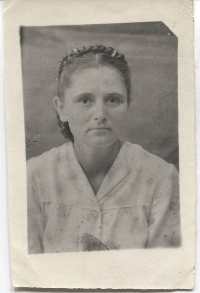 Фотография Унрау Мария Давыдовна, мобилизованная в годы войны в трудармию. 1958г.