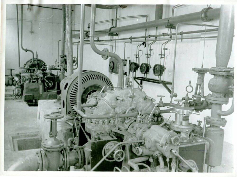 Фотография. Ставропольский сажевый завод. Газотурбинная электростанция.  г. Ставрополь. 1958 г. 
