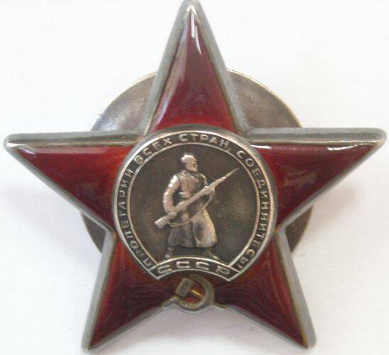 Орден Красной Звезды № 989251