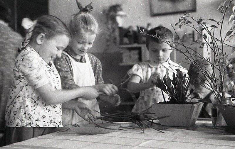 Коллекция негативов «Николаевский район 1950-1980 годы. Детский сад, г. Николаевск-на-Амуре».