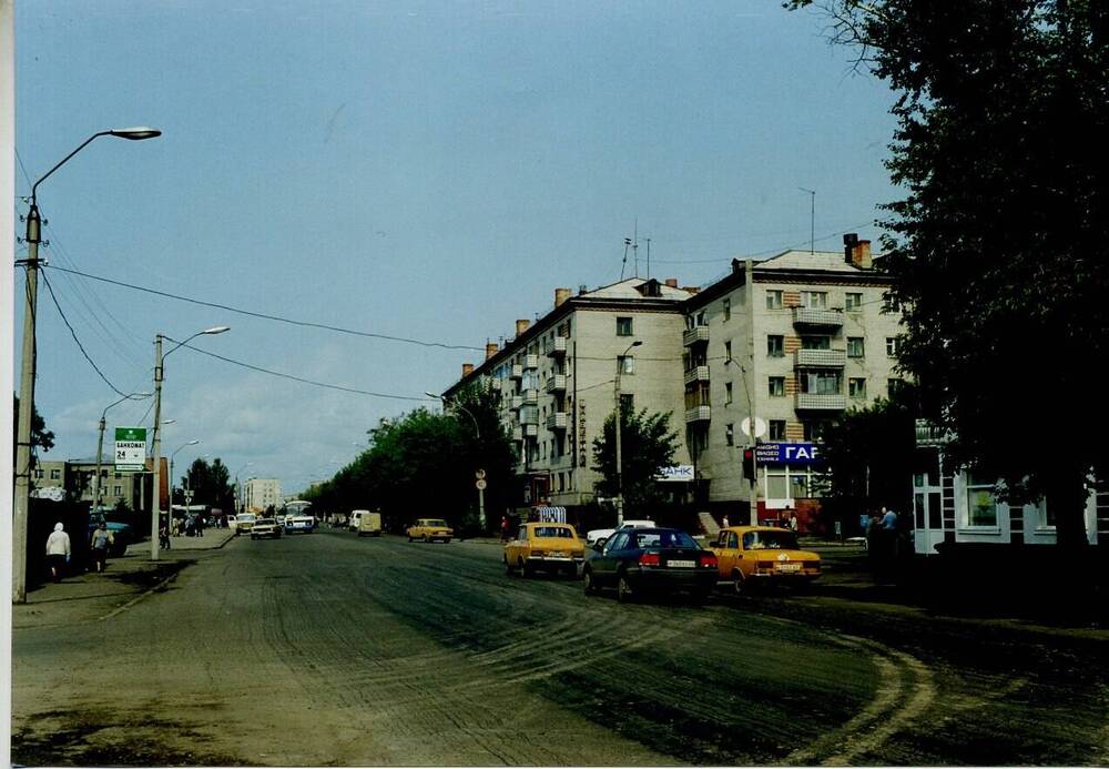 Фото. Улица Октябрьская. Перекресток с ул. 22 п/с.