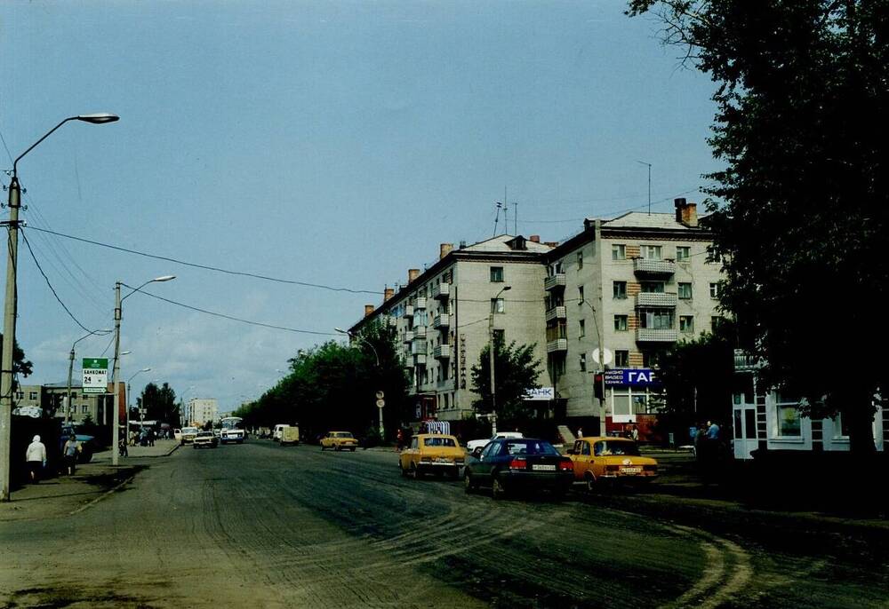 Фото. Улица Октябрьская. Перекресток с ул. 22 п/с.