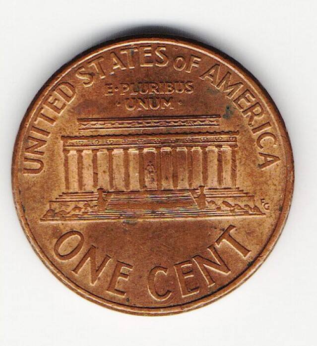 Монета Один цент США 2003 года